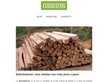 Tablet Screenshot of ecogestos.com